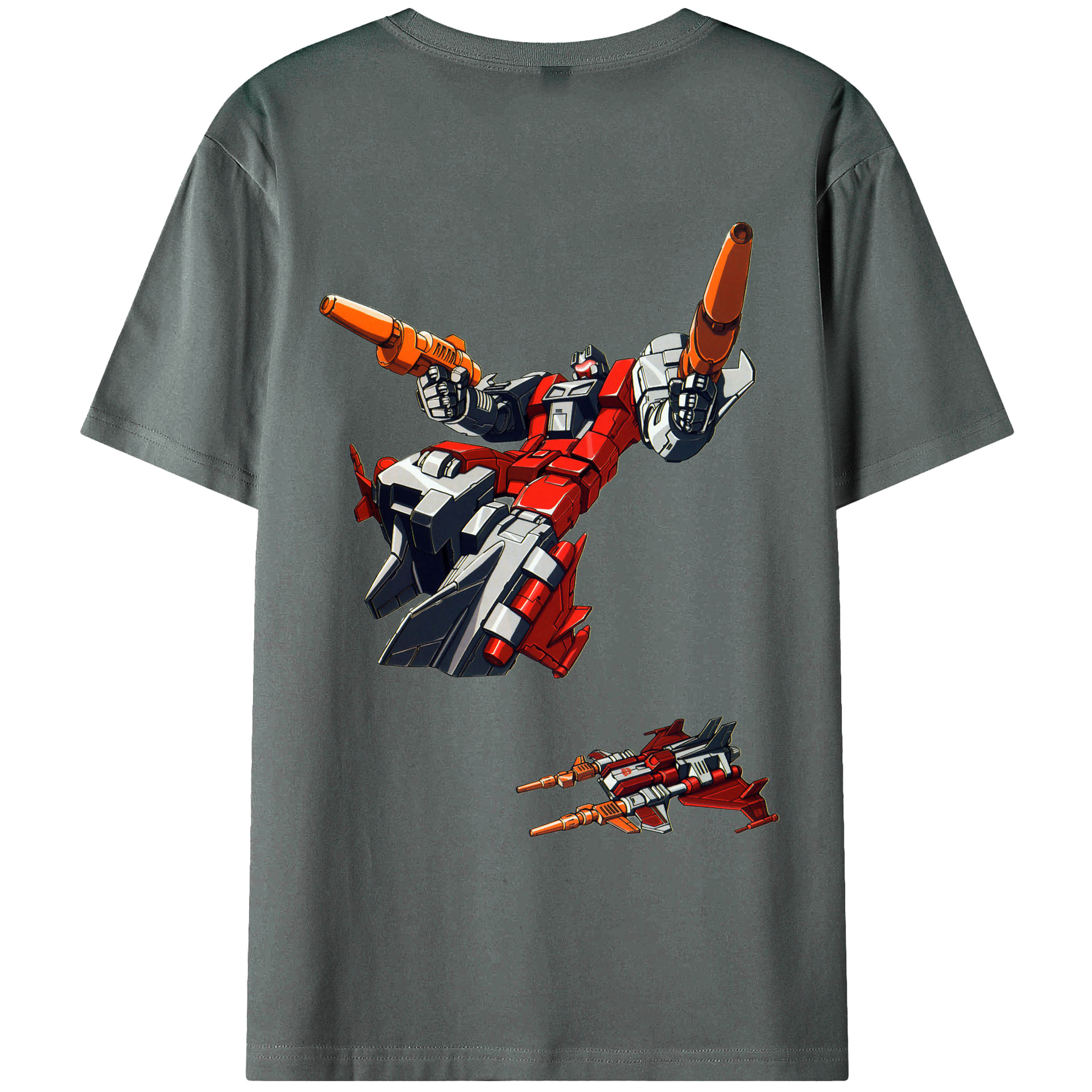 （画像用）  綿100％ メンズ半袖Tシャツ（バックプリント） 通気性